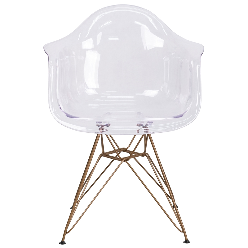 Pemberly Row Transparent Dining Chair