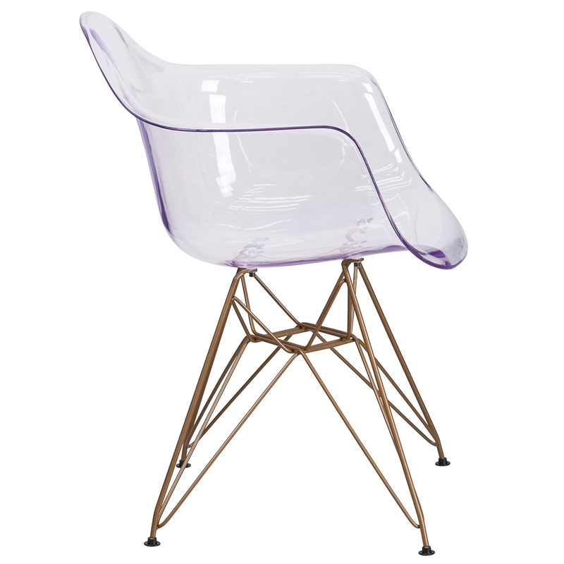 Pemberly Row Transparent Dining Chair