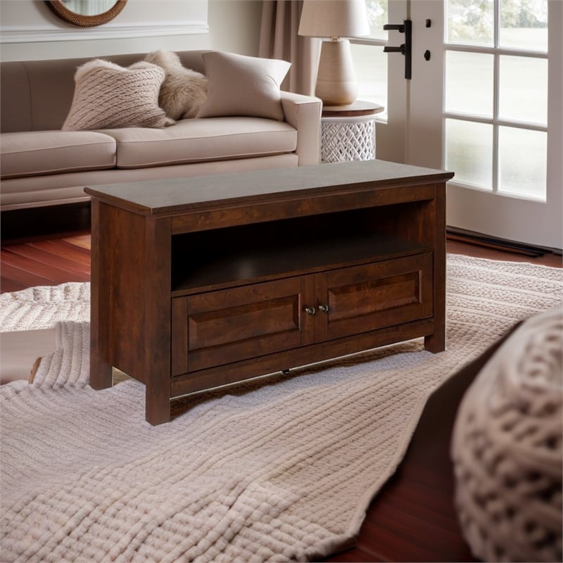 Pemberly Row Traditional Wood TV Console for TVs up to 44