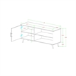 Pemberly Row Engineered Wood TV Stand for TVs up to 52