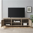Pemberley Row MDF Gray TV Console Rectangular Adjustable Shelves 70