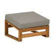 Pemberly Row Chair and Ottoman with Cushions in Brown