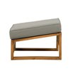 Pemberly Row Chair and Ottoman with Cushions in Brown