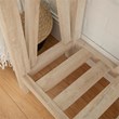 Pemberley Row MDF White Oak Console Table Rectangular Rustic 52