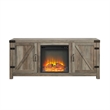 Pemberly Row Modern Wood Fireplace TV Stand for TVs up to 58