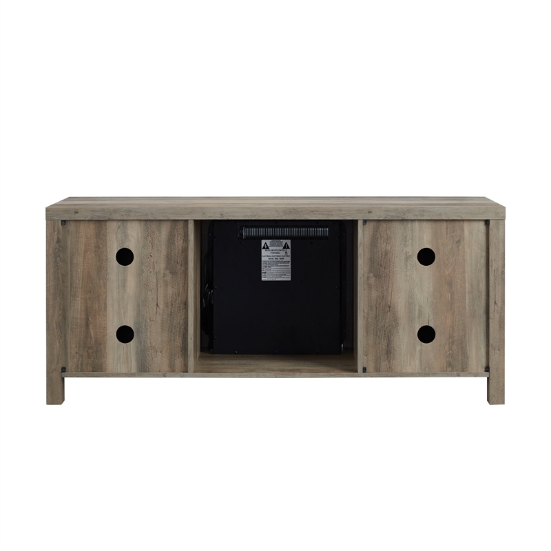 Pemberly Row Modern Wood Fireplace TV Stand for TVs up to 58