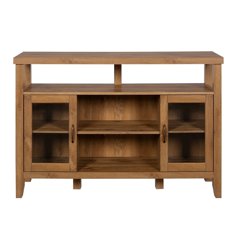 Pemberly Row Farmhouse Wood Console Buffet for TVs up to 52