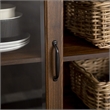 Pemberley Row MDF Dark Walnut Buffet Rectangular Farmhouse 52