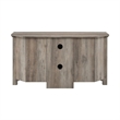 Pemberley Row MDF Gray Wash Corner TV Console Rectangular 44