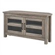 Pemberley Row MDF Gray Wash Corner TV Console Rectangular 44