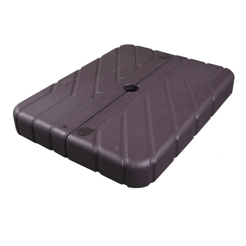 Pemberly Row Resin Two Section Fillable Base in Black