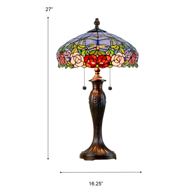Pemberly Row Rose Table Lamp