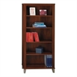 Pemberley Row Particle Board Hansen Cherry 5-Shelf Bookcase Rectangular Simple Assembly 65.25