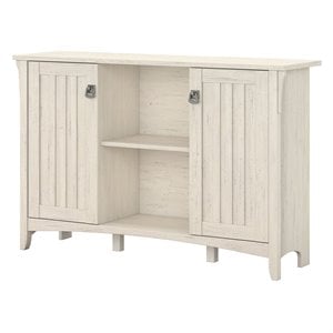 Pemberley Row Engineered Wood Antique White Storage Cabinet Rectangular 46.22&quotW Unassembled