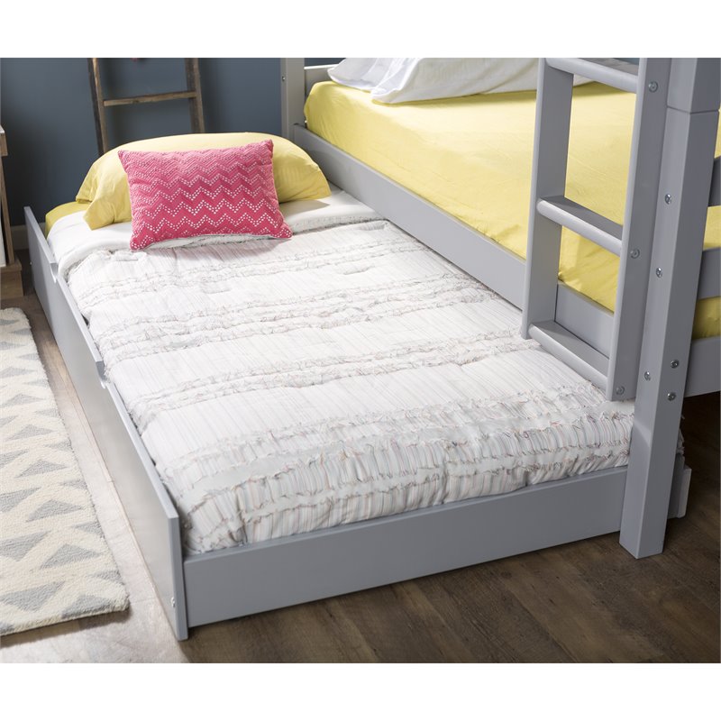 Pemberly Row Twin Trundle in Gray