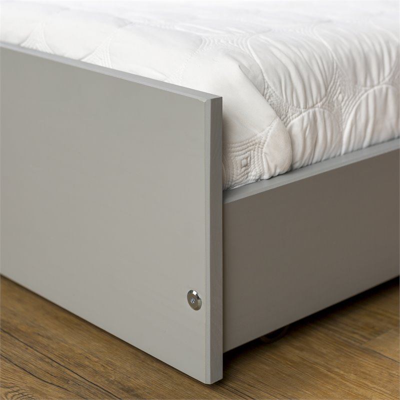 Pemberly Row Twin Trundle in Gray