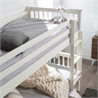 Pemberly Row Traditional Solid Wood Twin over Twin Design Bunk Bed in White