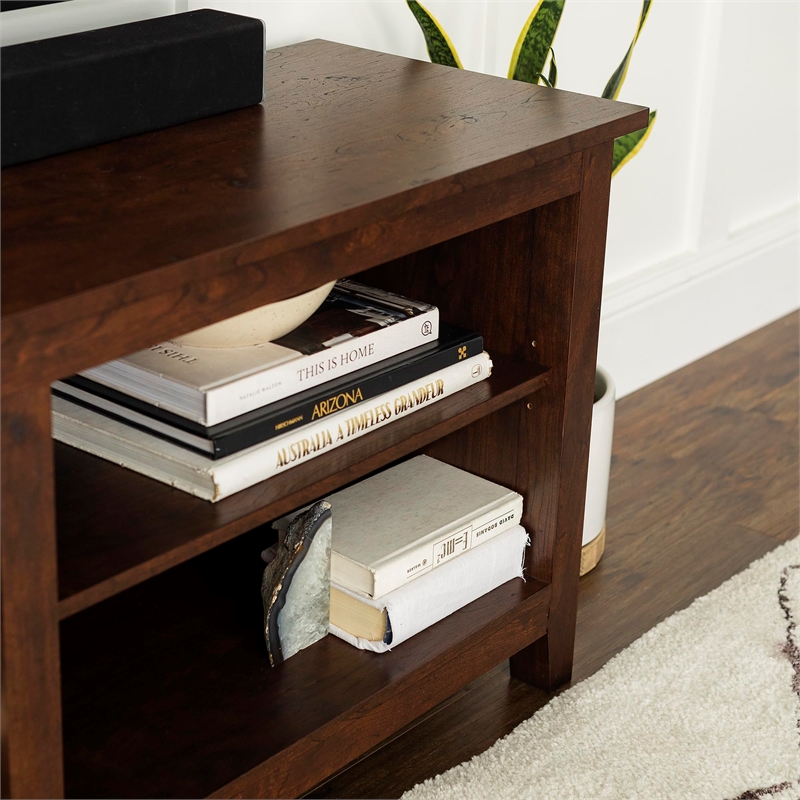 Pemberley Row MDF Wood Brown TV Stand Rectangular Cable Management 58
