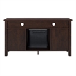Pemberly Row Traditional Wood Fireplace Stand Console for TVs up to 58