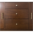 Pemberley Row MDF Walnut TV Console Rectangular Adjustable Shelving 60