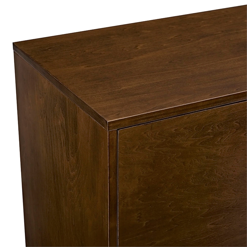 Pemberley Row MDF Walnut TV Console Rectangular Adjustable Shelving 60