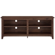 Pemberley Row MDF Dark Walnut Storage Console Rectangular Cable Management 58
