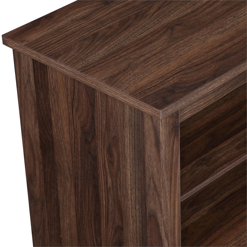 Pemberley Row MDF Dark Walnut Storage Console Rectangular Cable Management 58