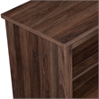 Pemberley Row MDF Dark Walnut Storage Console Rectangular Cable Management 58