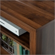 Pemberley Row MDF Dark Walnut Storage Console Rectangular Cable Management 58