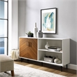 Pemberly Row Mid-Century Wood TV Console for TVs up to 58