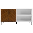 Pemberly Row Mid-Century Wood TV Console for TVs up to 58