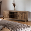 Pemberley Row Wood Rustic Oak TV Stand Rectangular Adjustable 70
