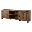 Pemberley Row Wood Rustic Oak TV Stand Rectangular Adjustable 70