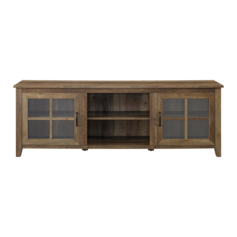 Pemberley Row MDF Rustic Oak TV Stand Rectangular Adjustable 70