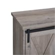 Pemberley Row MDF Gray Wash Accent Chest Rectangular Adjustable Shelving 32
