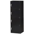 Pemberley Row Black Bookcase Vertical 47.4