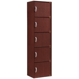Pemberley Row Wood Mahogany Bookcase Rectangular 59&quot Unassembled