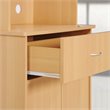 Pemberley Row Beech Kitchen Cabinet Rectangular Transparent Doors 68.4