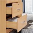 Pemberly Row 3 Door Wood Armoire with 2 Drawer in Beech Beige