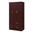 Pemberley Row Wood Mahogany Armoire Rectangular 72
