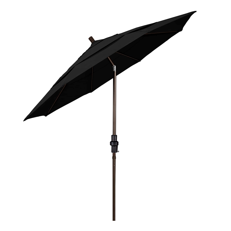 Pemberly Row 11' Patio Umbrella in Olefin Black