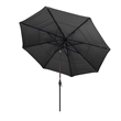 Pemberly Row 11' Patio Umbrella in Olefin Black
