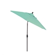 Pemberly Row Skye 9' Bronze Patio Umbrella in Sunbrella 1A Spectrum Mist