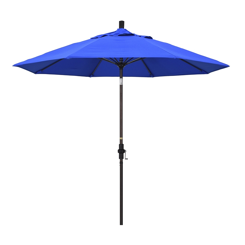 Pemberly Row 9' Patio Umbrella in Pacific Blue