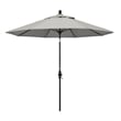 Pemberly Row Skye 9' Bronze Patio Umbrella in Sunbrella 1A Granite