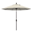 Pemberly Row Skye 9' Bronze Patio Umbrella in Olefin Antique Beige