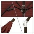 Pemberly Row Skye 9' Bronze Patio Umbrella in Olefin Terrace Adobe