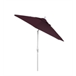Pemberly Row Skye 9' White Patio Umbrella in Pacifica Purple