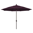 Pemberly Row 11' Bronze Patio Umbrella in Pacifica Purple
