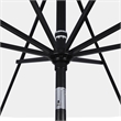Pemberly Row 9' Black Patio Umbrella in Sun-brella 1A Forest Green